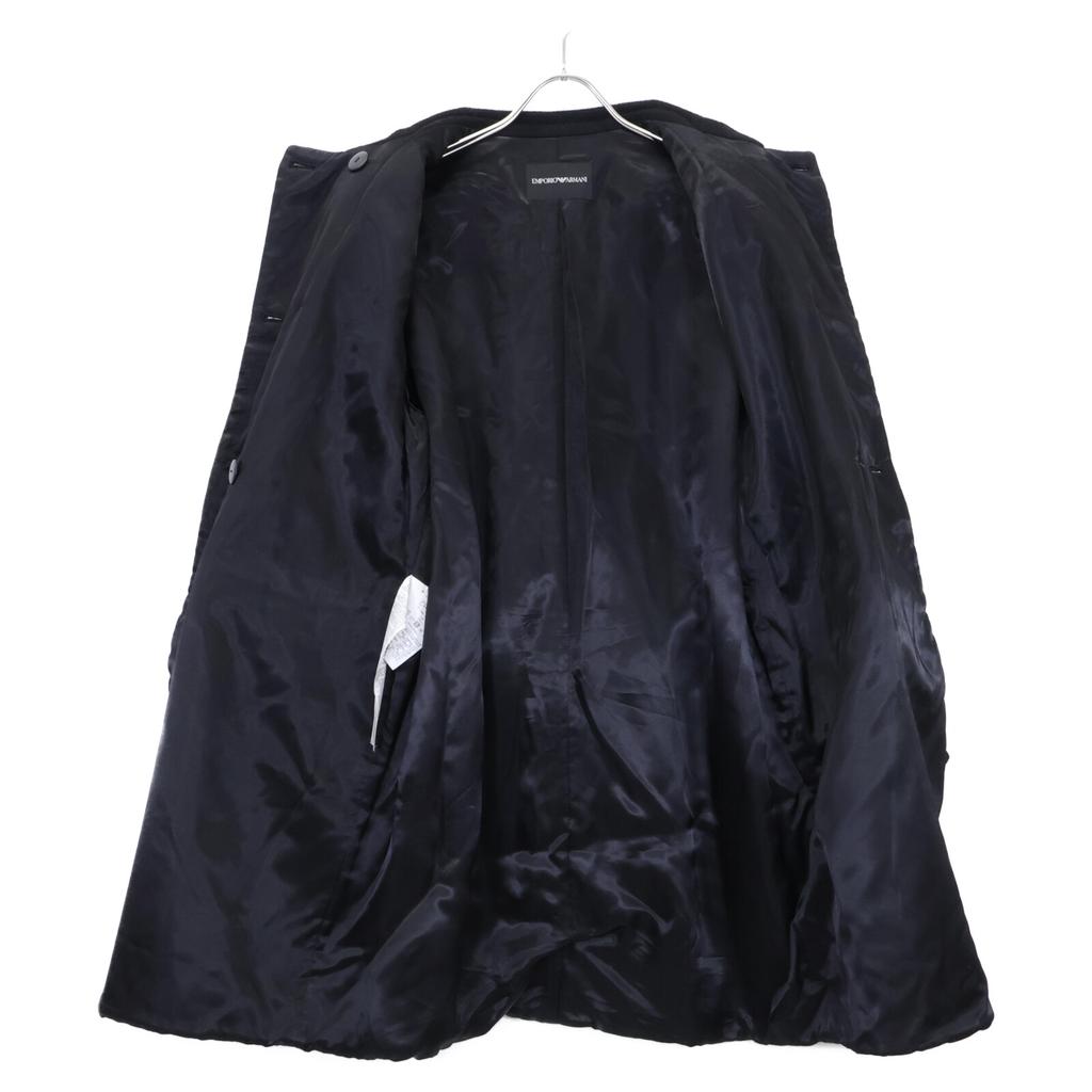 EMPORIO ARMANI Black 22 years H3NL2Z C9802 Wool cashmere double coat coat 1 blackUsed
