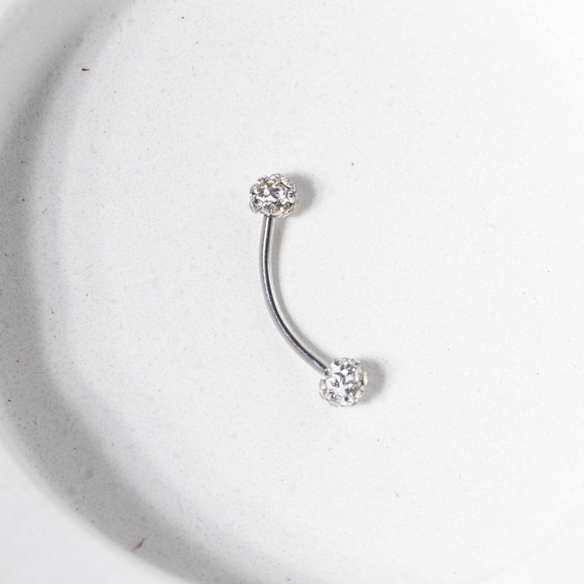 

Stainless Steel Flash Eyebrow and Lip Piercing Jewelry 1.2*6mm