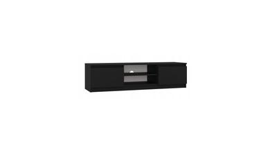 MODERN TV TABLE 120CM MATTE BLACK
