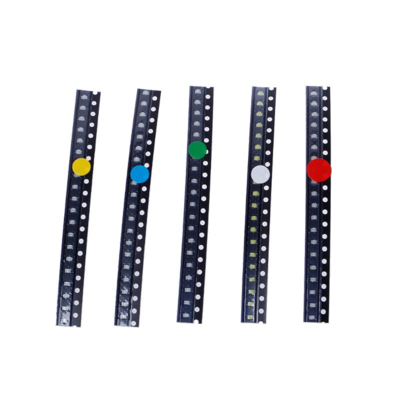 

100 шт. 5 цветов SMD 0805 LED Light Red Green Blue Yellow White Assotment Kit