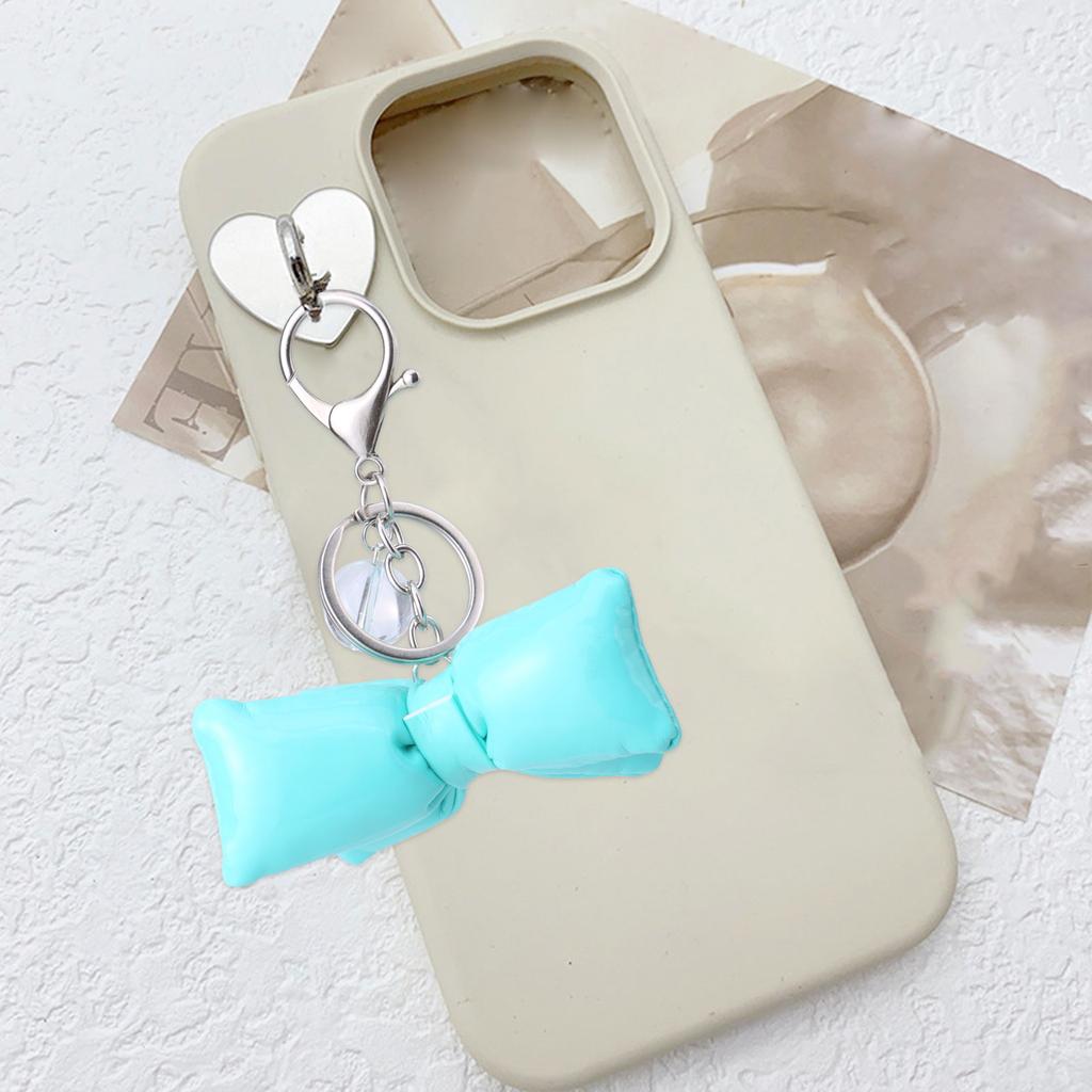 Bowtie Keychain Bowknot Charm Key Chain Butterfly Knot Keyring Detachable Phone Lanyard Ornament for Fashionable Women