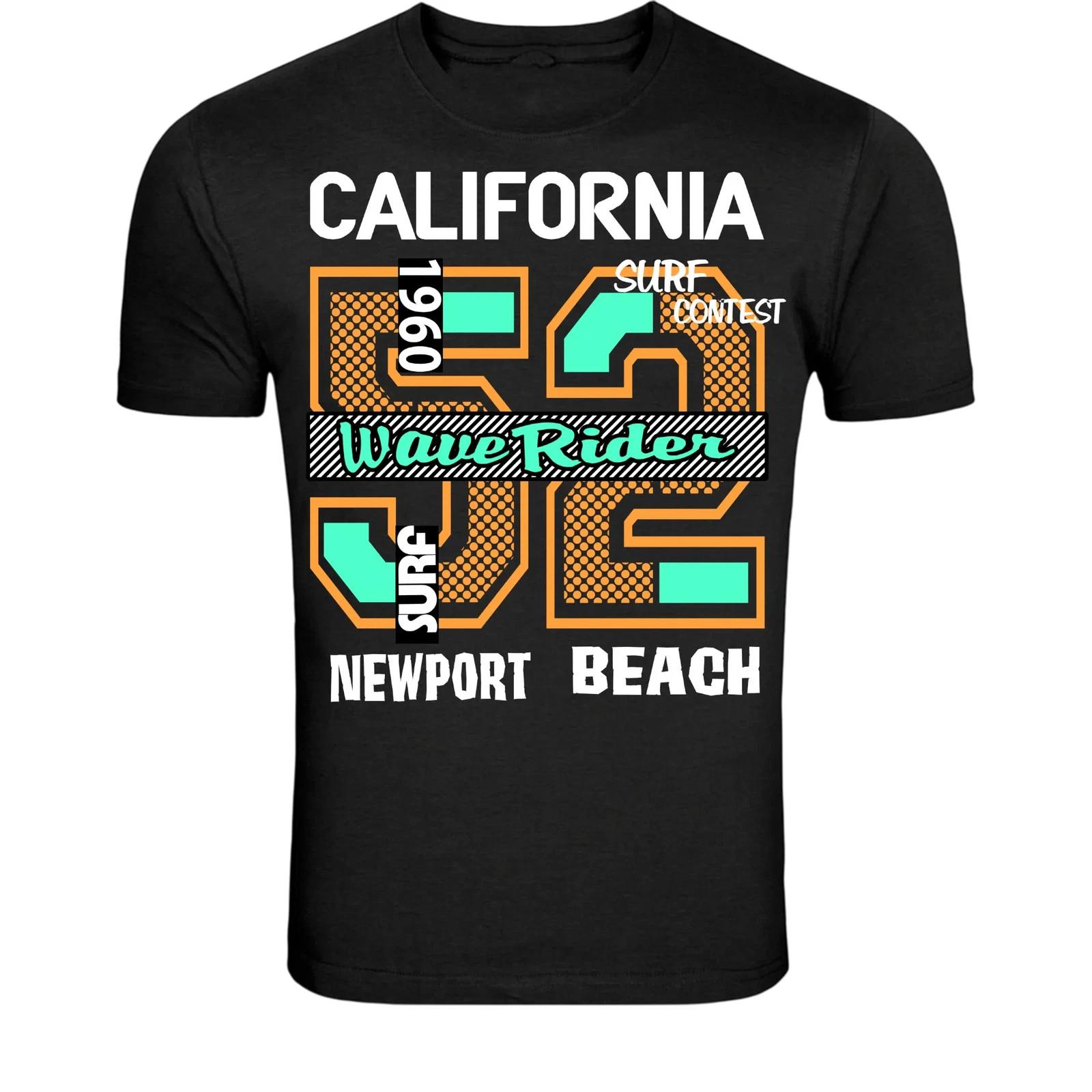 California Wave Rider 92 T-Shirt - Newport Beach Surf Contest 3XL