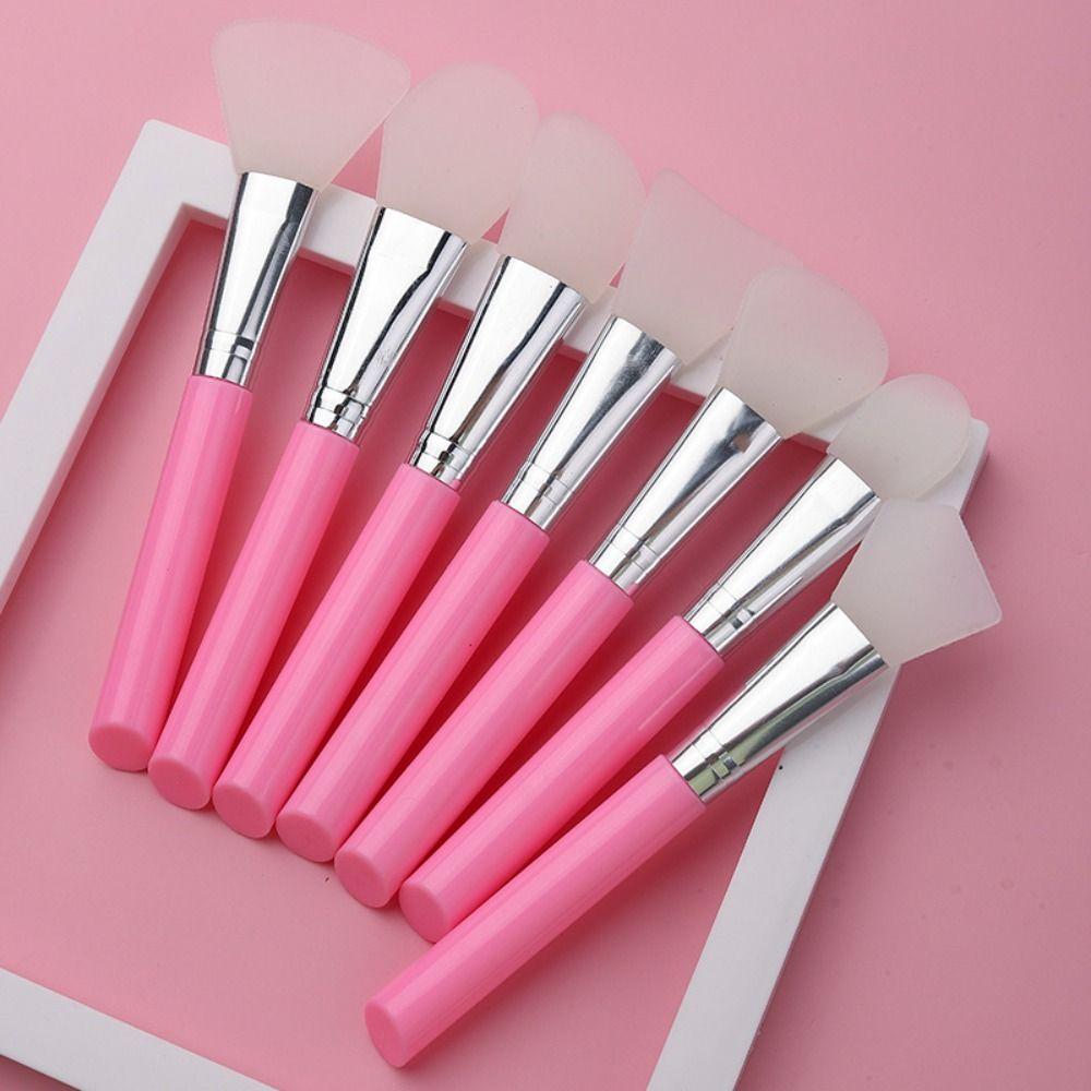 7Pcs Makeup Brush Facial Mud Mixing Brush DIY Silicone Mask Brush Set Reusable   Home