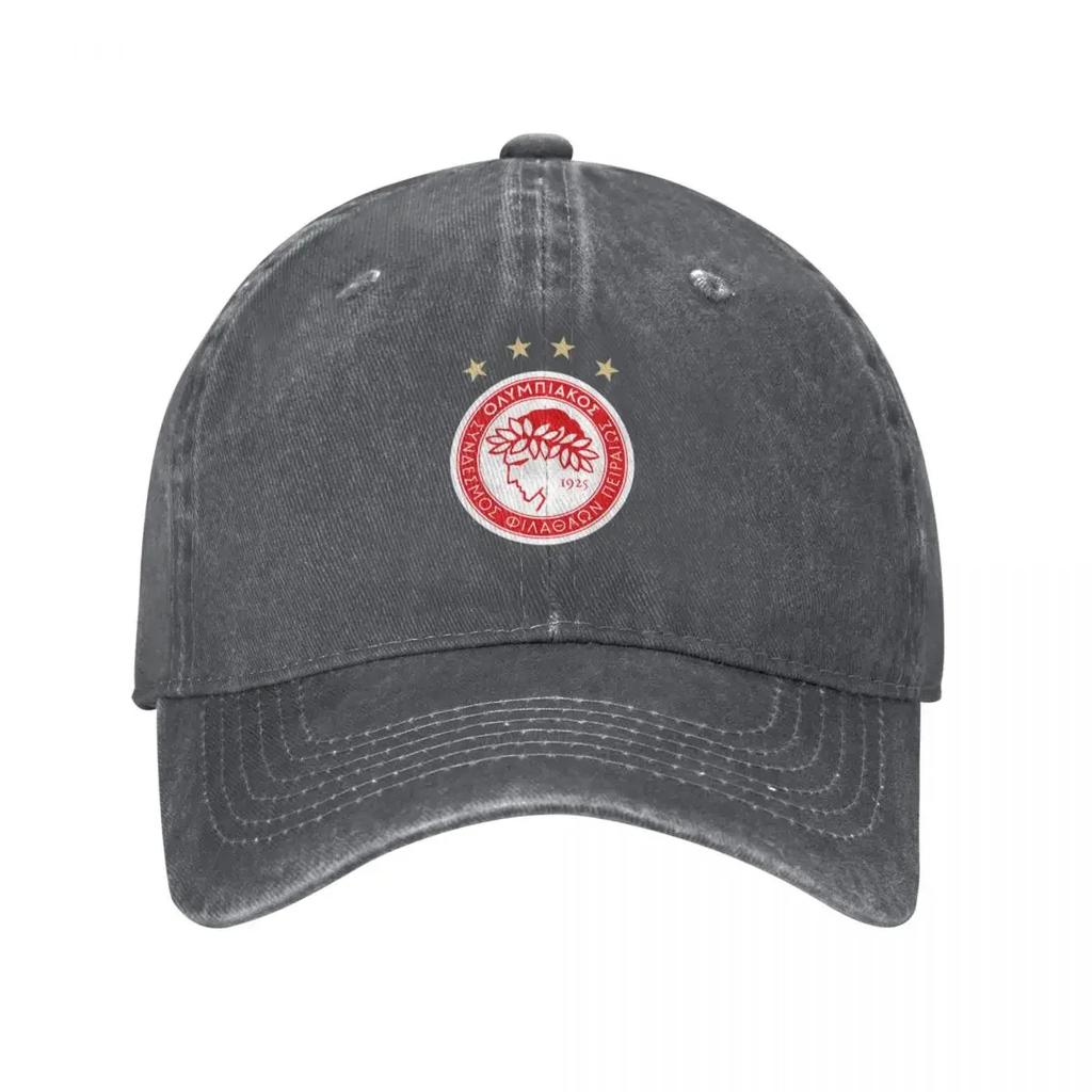 Olympiakos Olympiacos Cappellino da baseball cappello divertente Cappello western Anime Cappellini neri Per donne Unisex