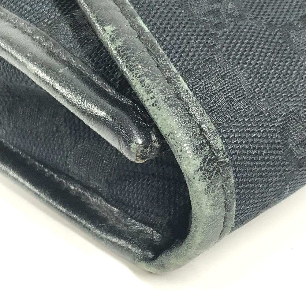 GUCCI 145852  Logo GG Bag Pouch Flap Cluch Bag Clutch bag GGCanvas/Leather Black