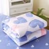 New Skin Friendly Quilted Summer Quilt and Pillowcase or Single Quilts Soft Breathable Washable Thin Comforter Double Blanket