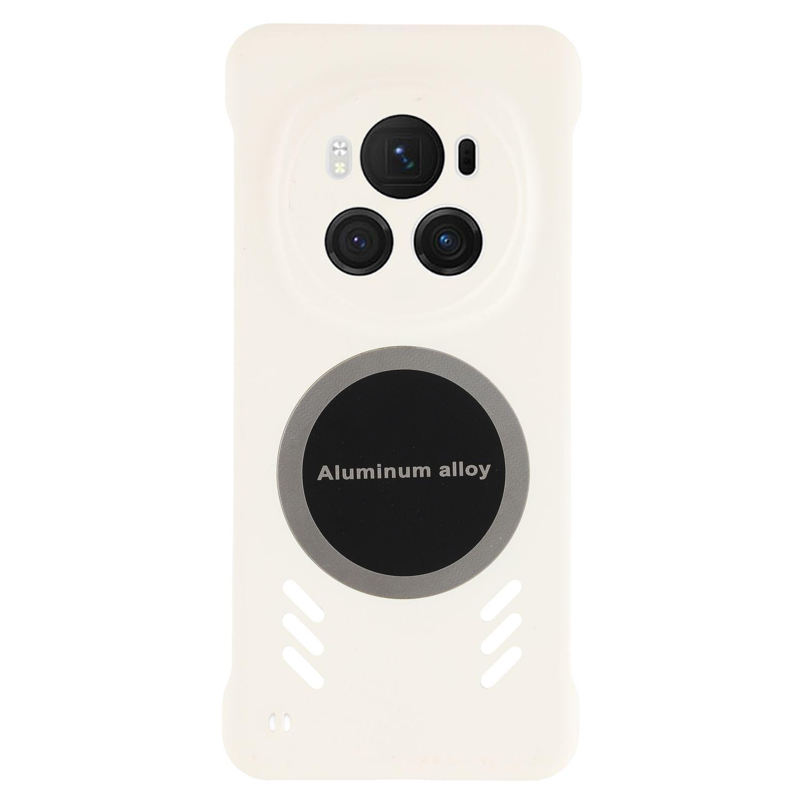 

For Honor Magic6 5G Case Hard PC Frameless Heat Dissipation Phone Cover White