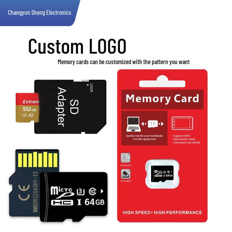 High-Capacity TF Memory Card: 256GB, 512GB, 1TB, 2TB Options for Cameras and Recorders