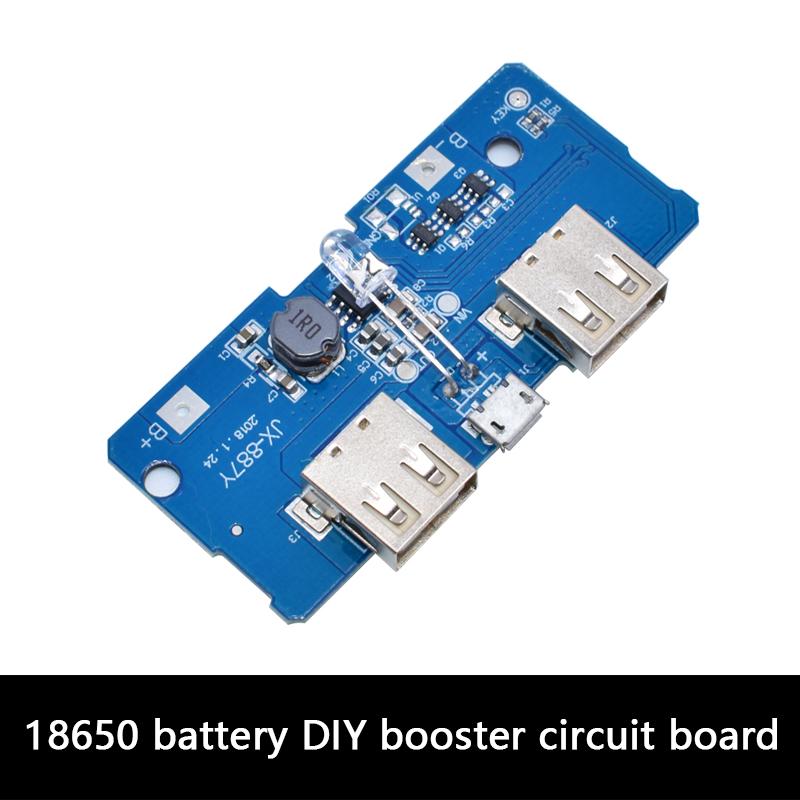 LIZAO Dual USB 5V PD Power Bank DIY Kit with LED LCD Display 18650 Battery Charger PCB Mobile Power Module for Phone Accessories