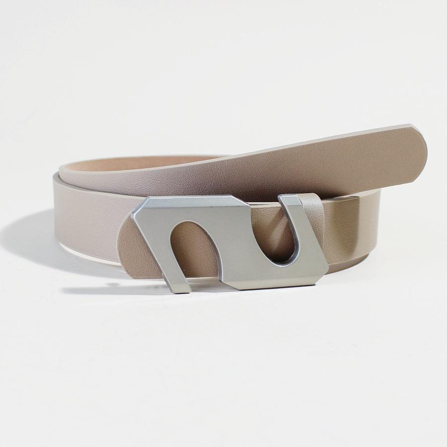 

Ремень с английской буквой S на пуговицах, аксессуары для джинсовой юбки, индивидуальный ремень 105Cm long