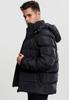 Winterjacke Urban Classics Hooded Puffer Jacket (TB1807) (TB1807-00007) Schwarz