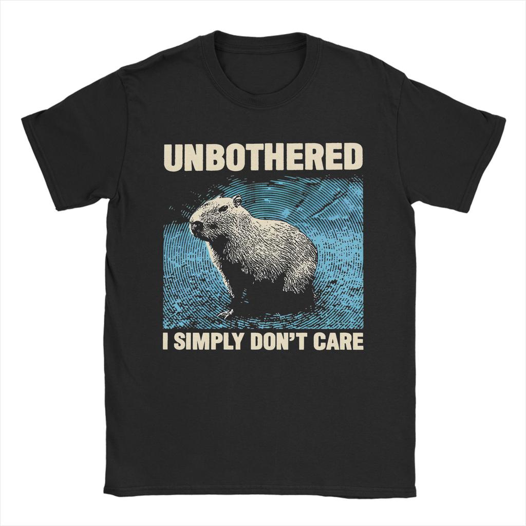 Kawaii Capybara Animal Tshirts Unisex Unisex Novelty 100 Cotton Tees Round Neck Short Sleeve T Shirt Gift Tops