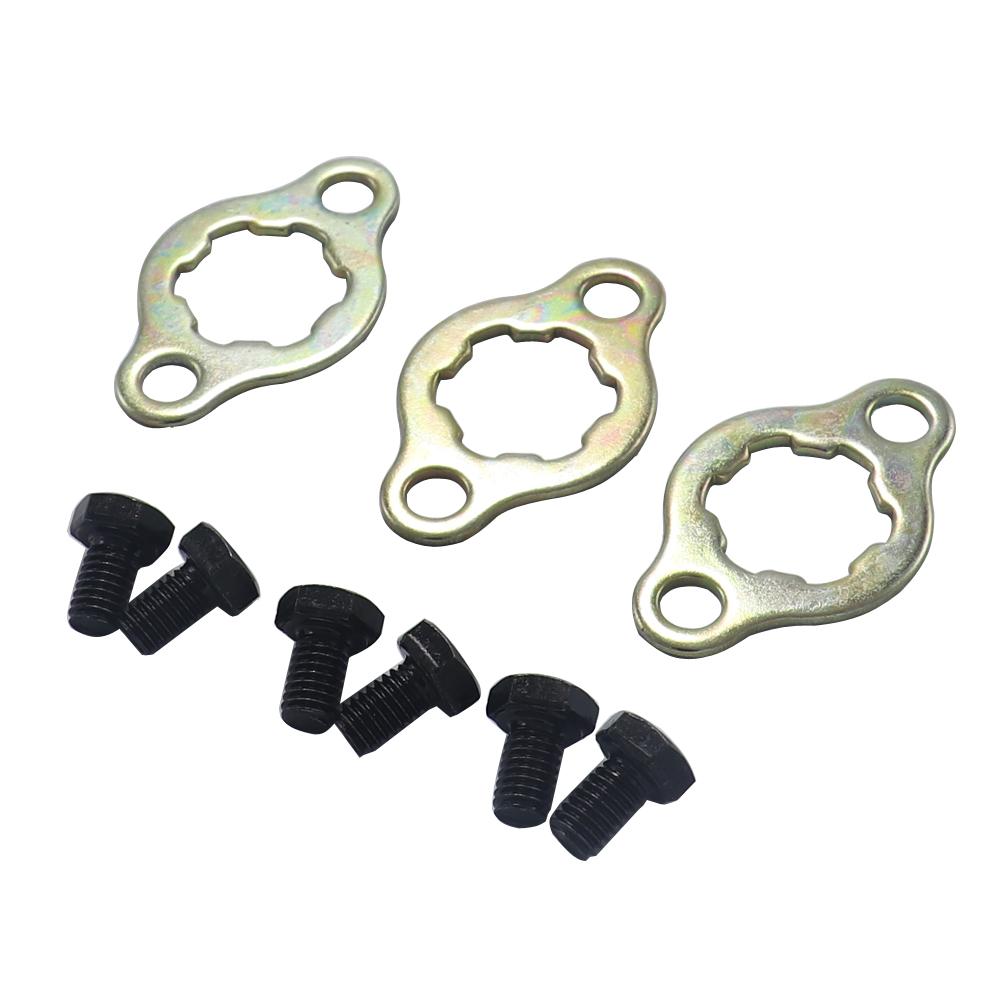 Front Engine 420# 428# 520# 530# 17mm 20mm Chain Sprocket Retainer Plate Locker Gasket Screw