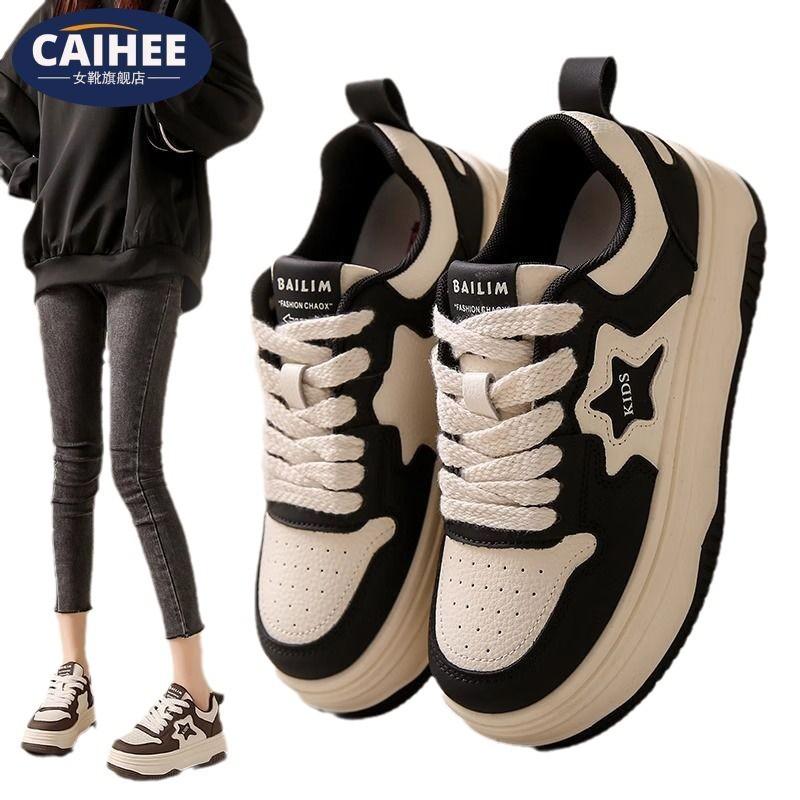 Popular Little White Shoes Women's Spring 2025 New Women's Shoes Versatile Casual Board Shoes Niche Student Sports Shoes Women