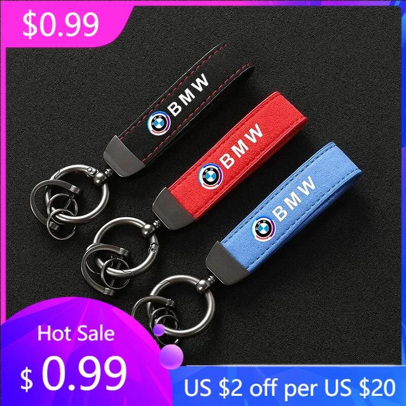 Portachiavi in Pelle 2025 Emblema Auto Portachiavi Porta Chiavi Per BMW 50° F30 F10 E90 F20 E46 E60 E70 E39 E36 E87 E92 X6 X7 GT G30 G2