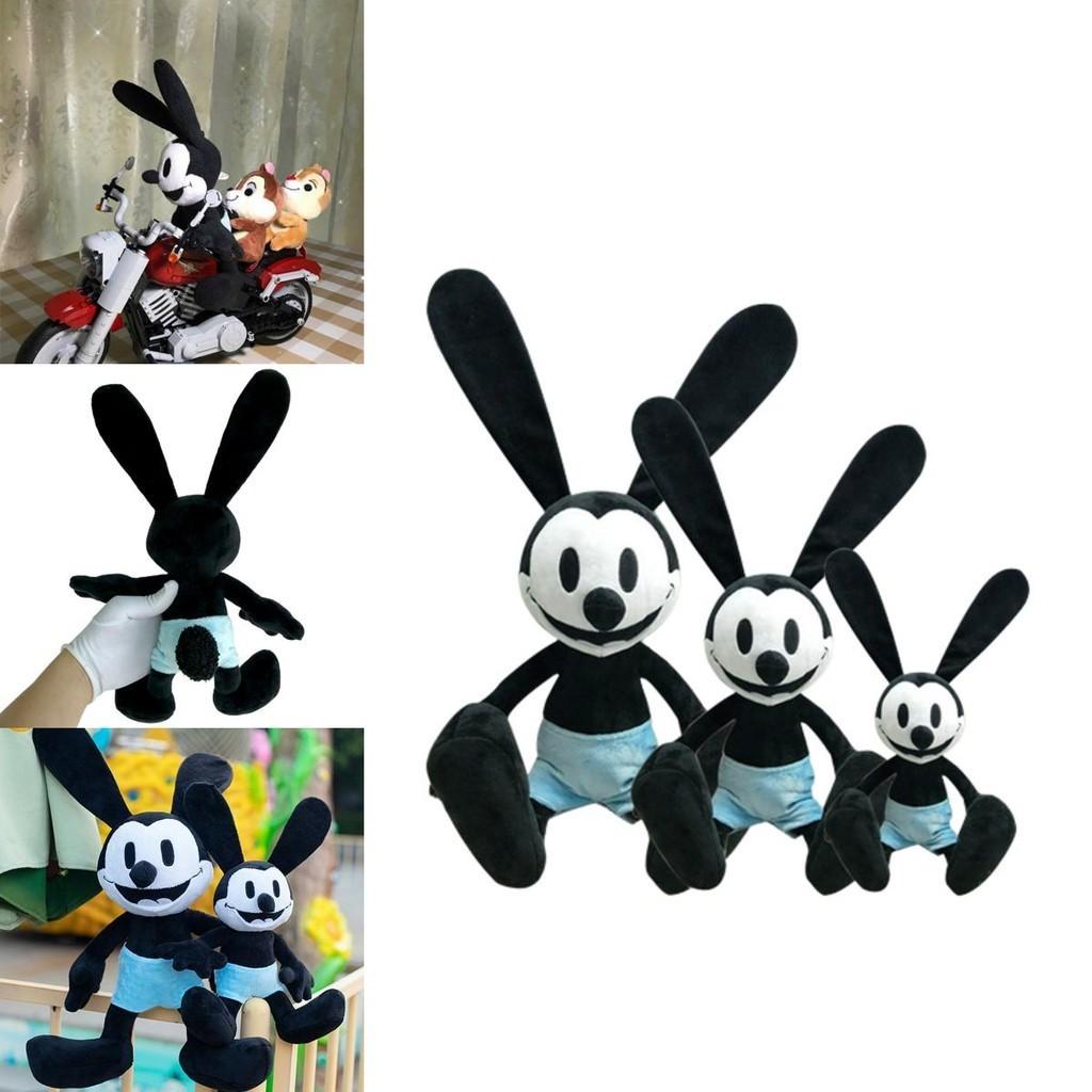 Peluche di Oswald il Coniglio Fortunato Disney Morbido e Coccoloso Bambola Imbottita Per Bambini Di Tutte le Età