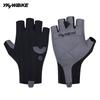 YKYWBIKE Fahrradhandschuhe Gewebt Aerodynamisch Gestreift Fahrrad Sport Handschuhe Anti-Rutsch Reithandschuhe Stoßdämpfend Rennrad Handschuhe