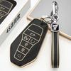 New Arrival Car Key Accessories Golden TPU Case Cover With Logo Remote and Holder
