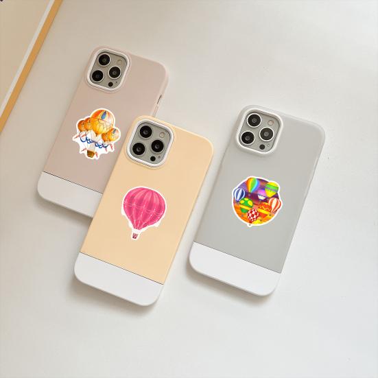 50Pcs/Set Graffiti Sticker Waterproof Phone Mark Left Air Tear-Resistant Hot Self-Adhesive Balloon Cartoon Case Handbook Decal