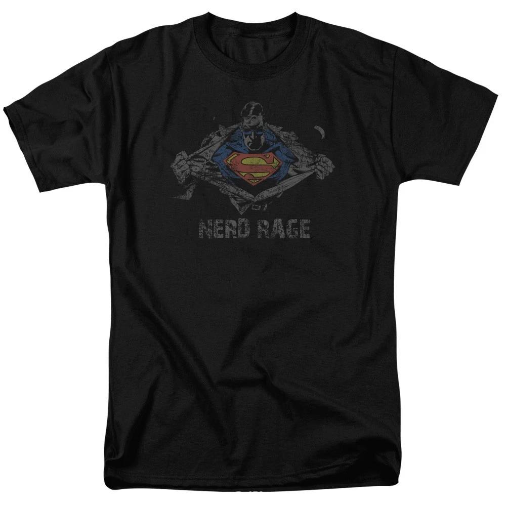 DC Comics - Superman - Nerd Rage - Adult T-Shirt M