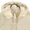 Unused UNIQLO Seamless Down Parka M Ivory Women Used