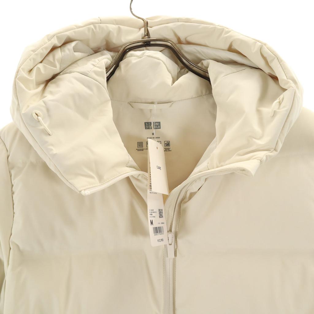 Unused UNIQLO Seamless Down Parka M Ivory Women Used