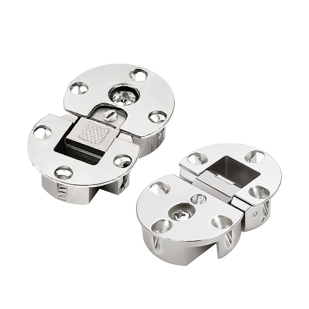 Table Drop Down Hinge Flush Hinge 90 Degree Page Turning Axis Cabinet Door Concealed Flat Hinge Adjustable Hardware