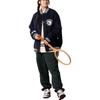 Reebok X Nautica Color Block Letter Fashion Casual Sports Jacket Unisex Jacket Navy-Blue 24FRL101UGN2