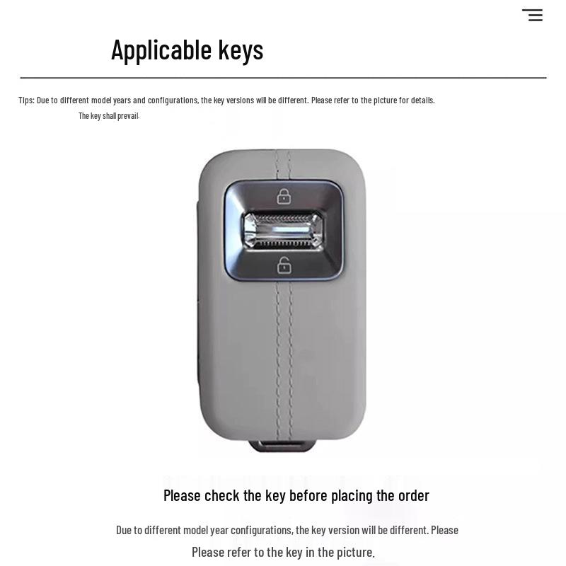 Zeekr 9X/8X Key Case for 2026 Model 009 Car Remote Control Buckle Cover