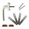 Fereastră PVC Stejar Auriu 1165X535 Stânga Nouă Deschidere-Basculare Dublă Geam Ru