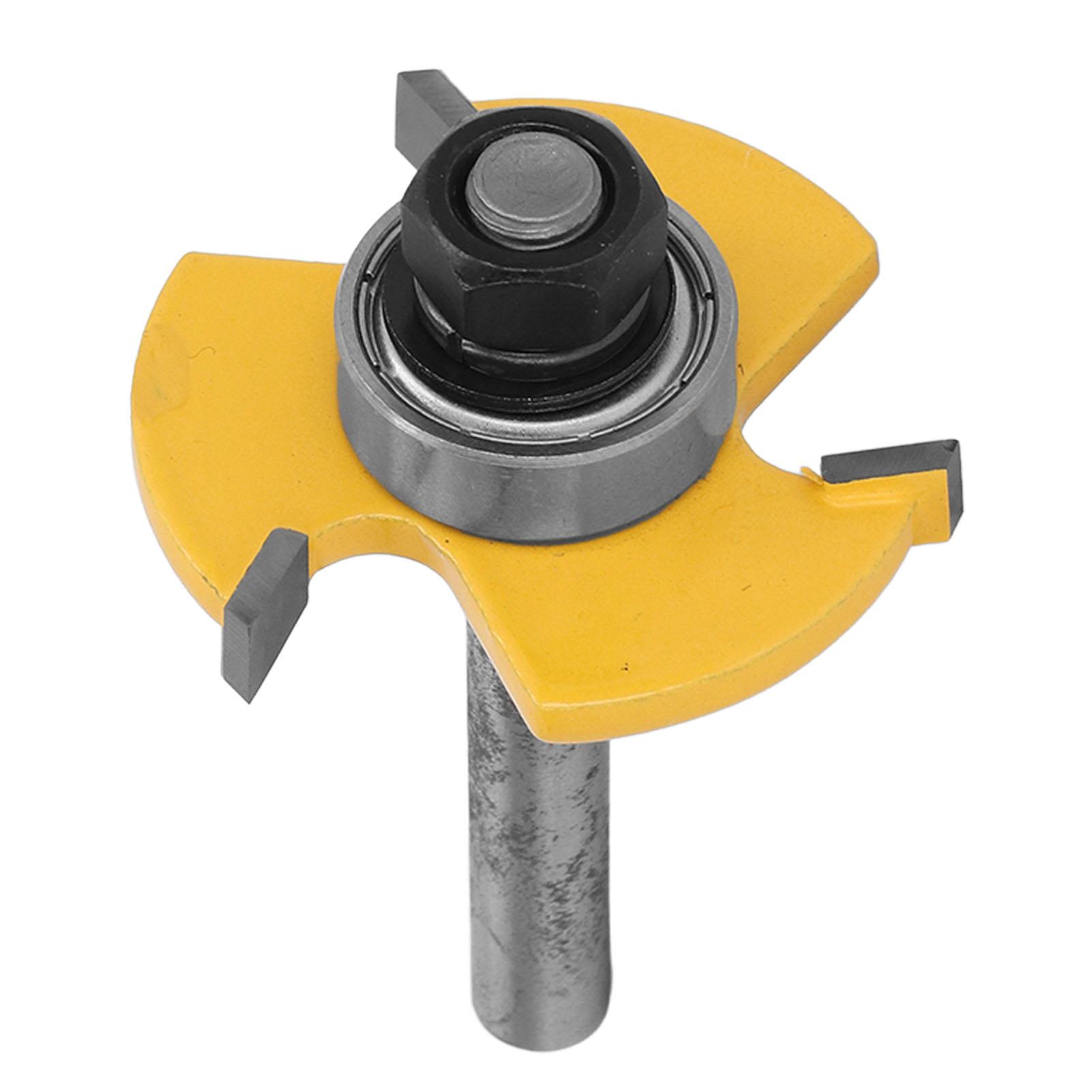 

Набор фрез для фрезерования гребня и паза, Т-образная фреза по дереву, хвостовик 14 дюймов, 3 зуба