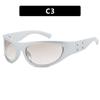 Jenine sunglasses female YK retro babes future technology sense outdoor riding advanced sense sunglasses