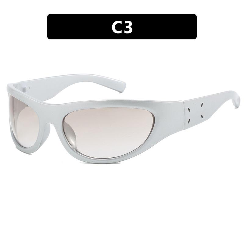 Jenine sunglasses female YK retro babes future technology sense outdoor riding advanced sense sunglasses