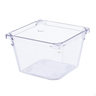 Clear Drawer Organizer Storage Container Portable Table Compartment Divider Tray
