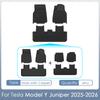Floor Mats for Tesla Model Y Juniper 2026 2025 Right Hand Drive Floor Mats Cargo Liner Trunk Mat for Model Y Juniper Accessories