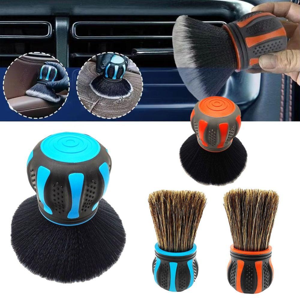 Reusable Design Car Detailing Brushes Soft Bristles Air Vent Dust Cleaner  Keyboards Cleaning