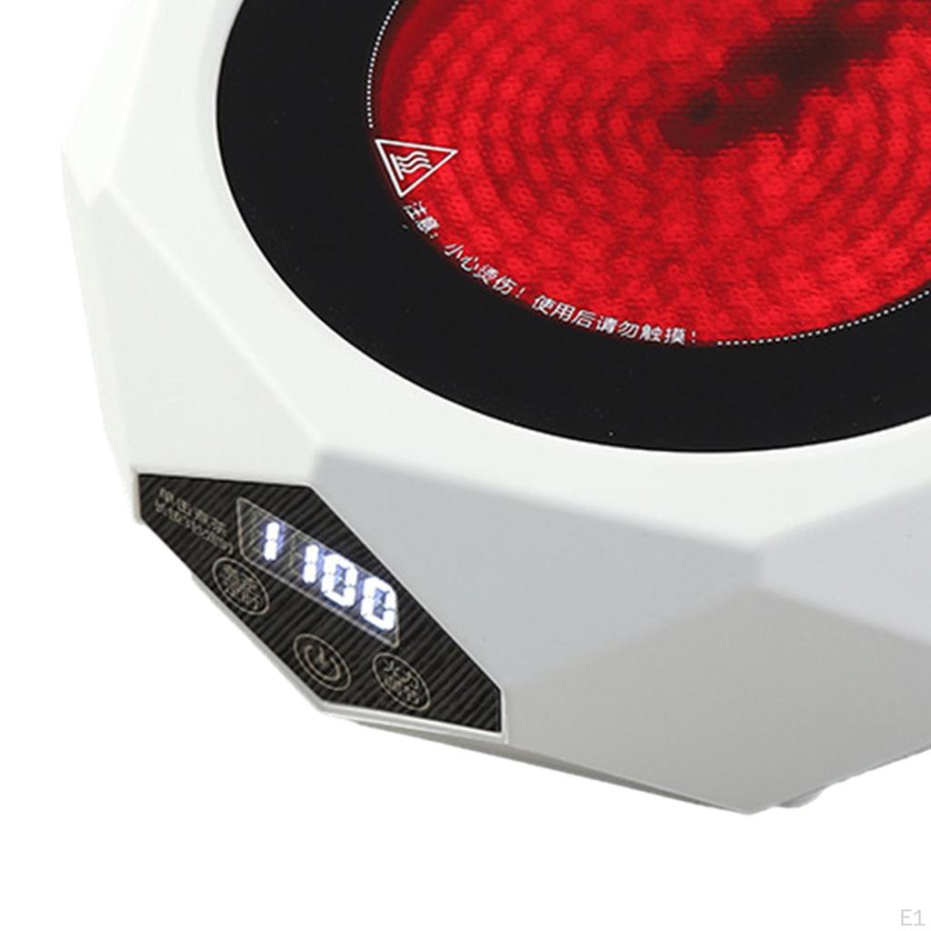 Cooktop Single Burner Tea Coffee Electric Plate Stove for Outdoor Camping