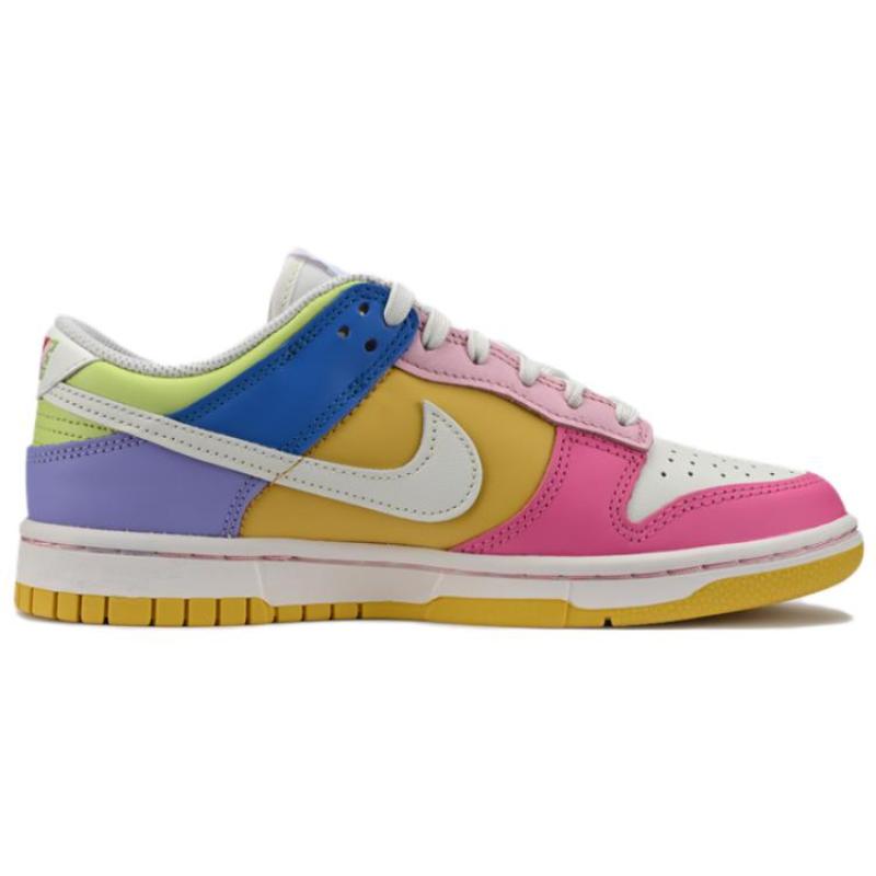 Nike Dunk Low Solar Flare Multi Color Women's Skate Shoes Sneakers FD9923-111