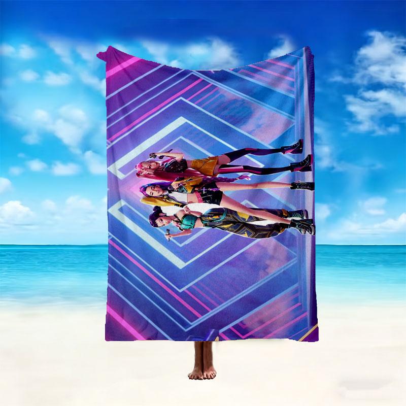 [Kpop Demon Hunters Blanket] Creative Blanket for Women Men Family Friend on Birthday Mothers Fathers Day Valentines Day