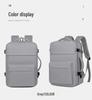 Versatile Large Capacity Travel Backpack & Trolley Bag - Perfect for Business, Commuting, and Laptop Storage