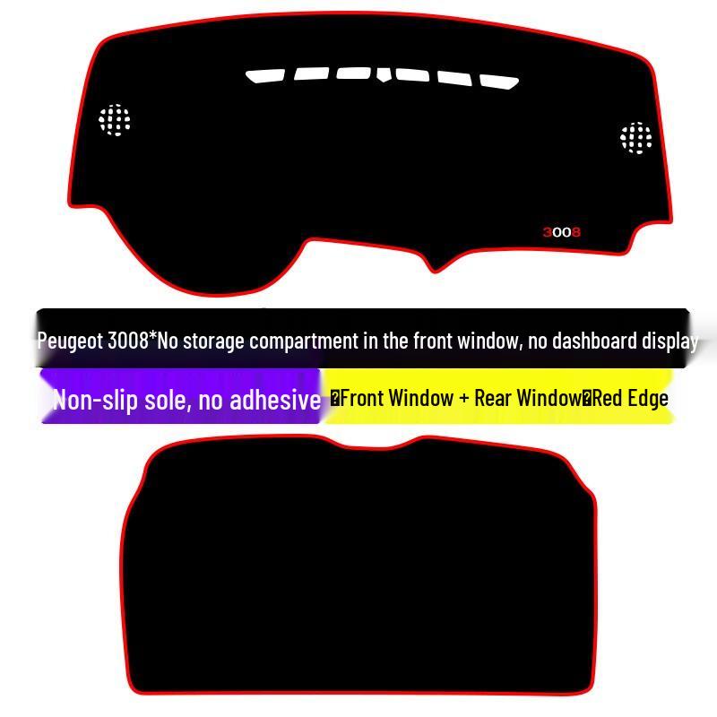 Peugeot 3008 (2013-2019) Center Console Sunshade Pad: Light-Blocking Instrument Panel Cover