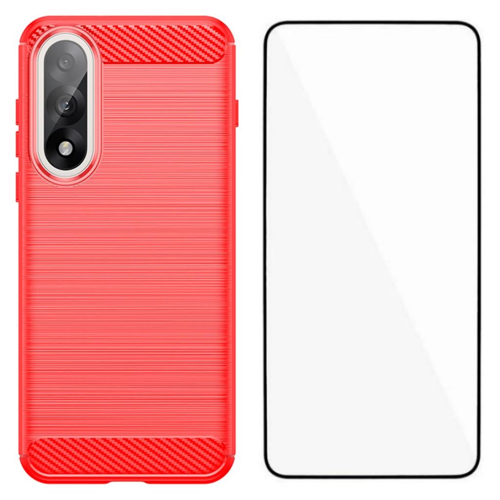For OnePlus Ace 5 Ultra 5G/OnePlus Nord 5 5G Case with Screen Film WANLONFENG LS Series Big Lens Hole Brushed Texture TPU Phone Cover