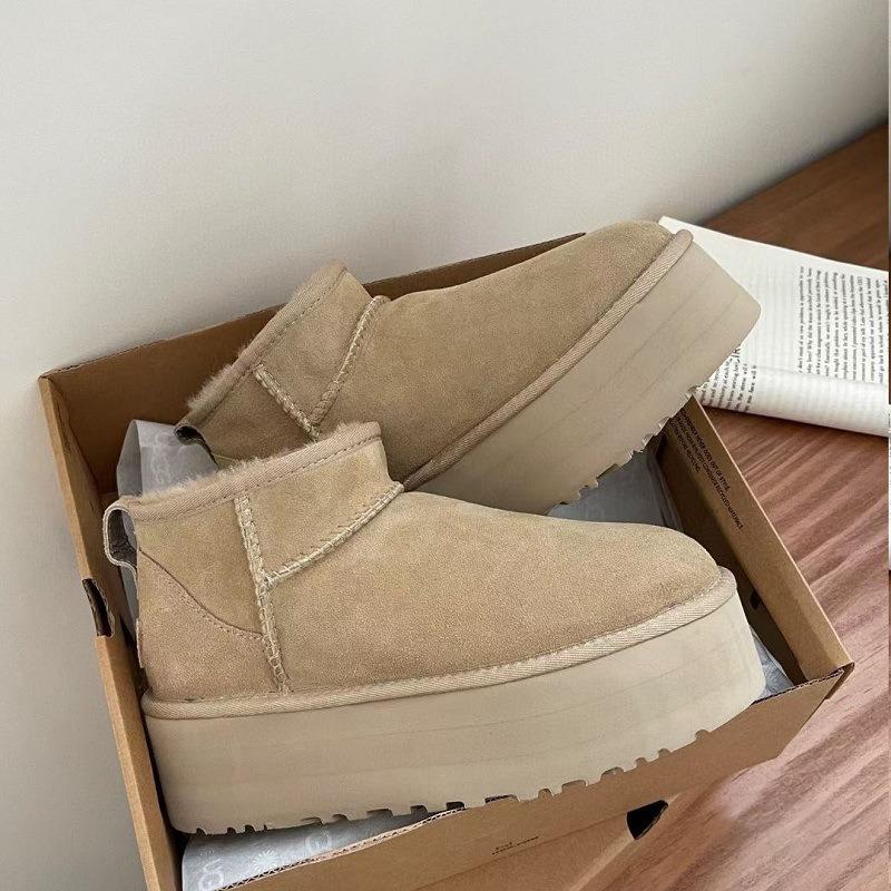 Henan Sangpo snow boots high quality i fur integrated short tube warm fashion cotton shoes new
