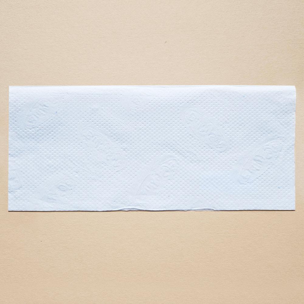 Ecological Paper Towel Sheets Strong and Absorbent 24X21Cm Folded Type Zz V-Fold 3000 Pcs White 2 Layers