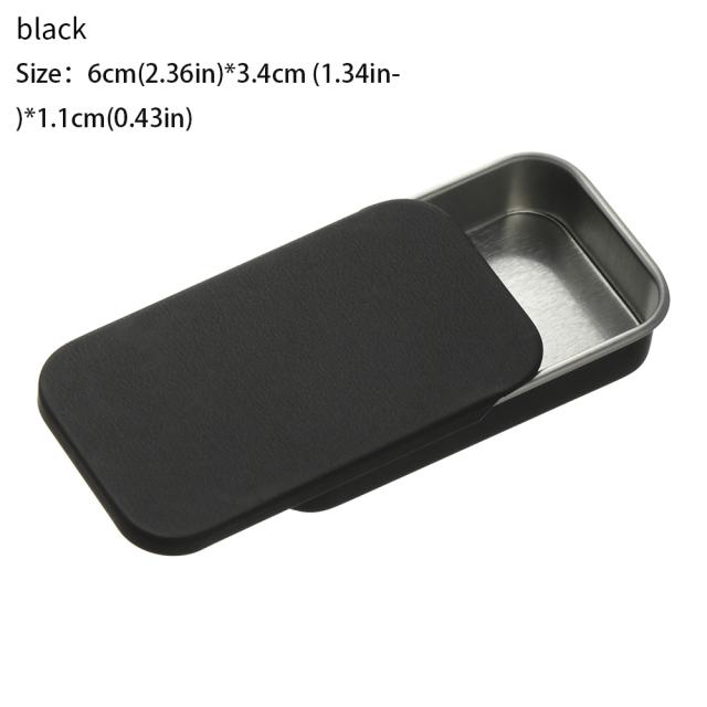 1 шт мини-жестяная коробка жестяная коробка для конфет металлические прямоугольные пустые контейнеры банка на петлях небольшой органайзер коробка для хранения 488₽