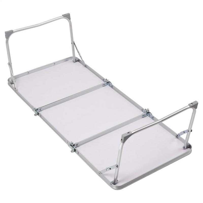 Camping Folding Table Aluminum Alloy Folding Picnic Table Camping Accessory With Handles Outdoor Desk For Lawn Park Patio