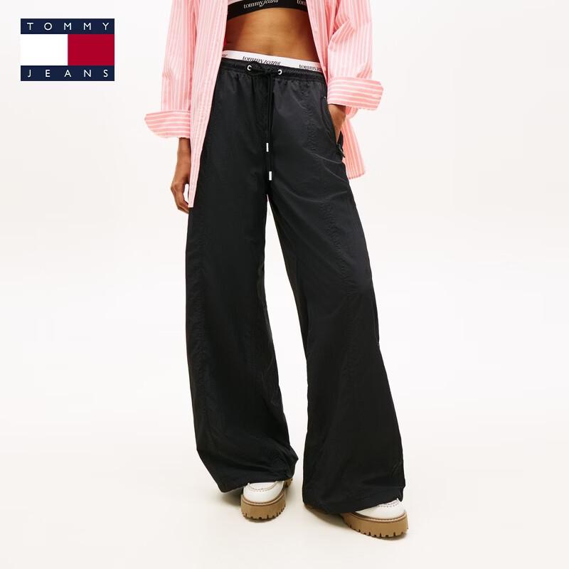 Tommy Jeans Women's Contrast Elastic Waist Loose Fit Track Pants