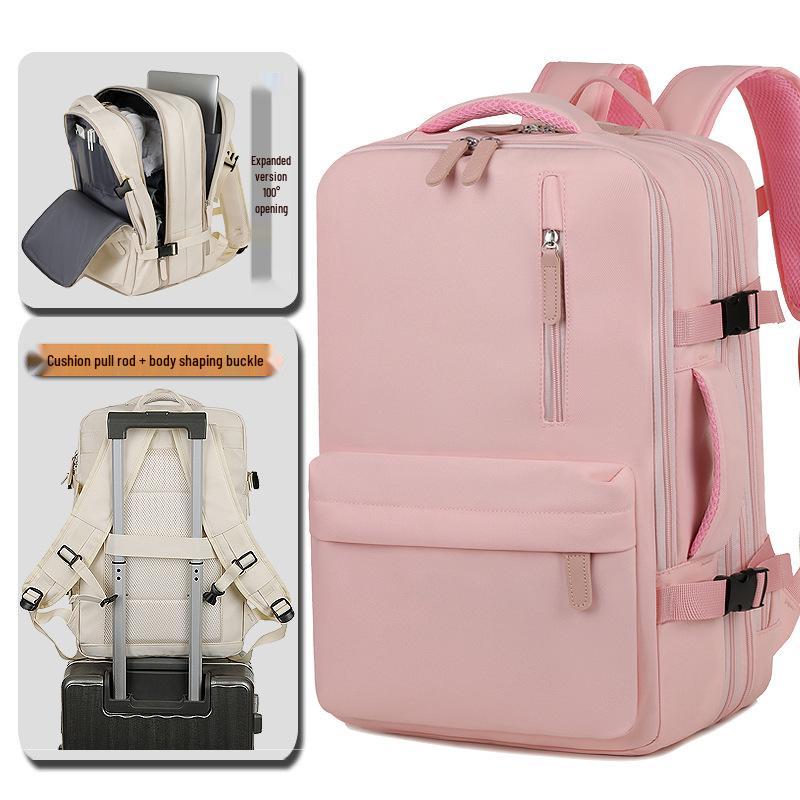 Dámský rozšiřitelný cestovní batoh - Extra velká kapacita pro služební cesty, do školy a na lehké cestování (2024)