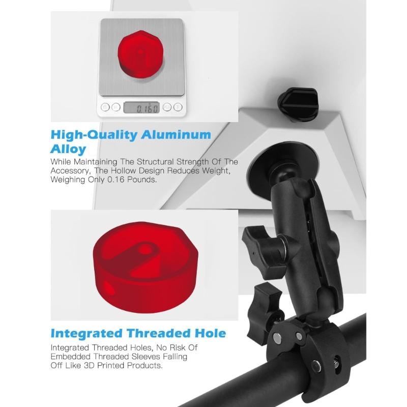 Universal Antenna Bracket Adapter Strong Aluminum Antenna Mounting Bracket Multipurpose Antenna Mount for Device