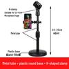Universal Multi-functional Desktop Microphone Stand for Live Broadcast, Conferences, Speeches, Presentations, and Singing.